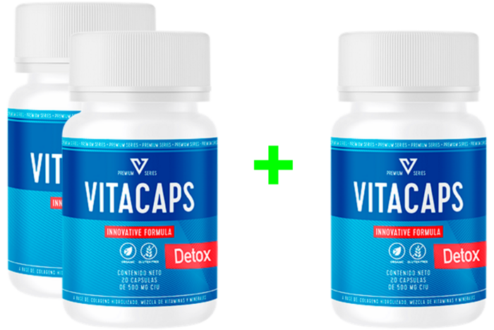 Vitacaps Detox COMPRA 2 Y LLEVA 1 GRATIS