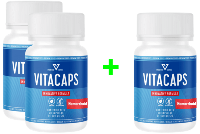 Vitacaps Hemorrhoid COMPRA 2 Y LLEVA 1 GRATIS